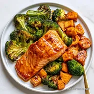 Lachs, S&uuml;&szlig;kartoffel, Brokkoli in 40 Min