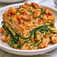 Lachs-Zucchini-Lasagne f&uuml;r 4 Personen