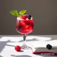 Lillet Wild Berry Sommerbrise Mein erfrischender Sommercocktail