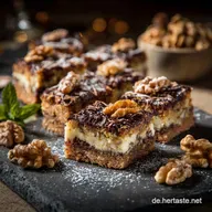 Low Carb Nussecken mit Waln&uuml;ssen Der zuckerfreie Klassiker f&uuml;r Keto Backen