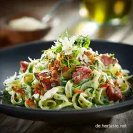 Nudelsalat aus Zoodeln Der perfekte Low Carb Beilagensalat f&uuml;r Grillmeister