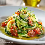Nudelsalat aus Zoodeln Der perfekte Low Carb ZucchiniNudelsalat