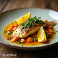 Saftige OfenDorade mit Gem&uuml;se Einfaches Rezept f&uuml;r Fisch aus dem Ofen