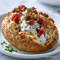 Ofenkartoffeln mit F&uuml;llung: Herzhaft und Knusprig