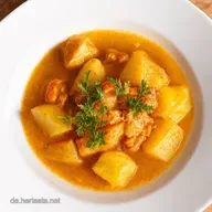 Gerichte mit Kartoffeln Fleisch Omas Deftiger Auflauf