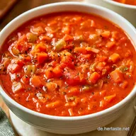 Minestrone Suppe f&uuml;r 4 Portionen