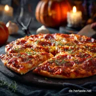 Halloween Pizza S&auml;rge: Der absolute Hit f&uuml;r Ihr Halloween Buffet
