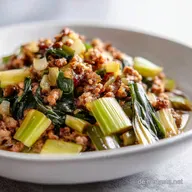 Rezept mit Porree und Hackfleisch f&uuml;r 4 Portionen