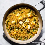 Quinoa Gerichte Sommerliche Gem&uuml;seHalloumiPfanne