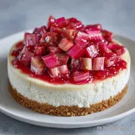 Rhabarber K&auml;sekuchen: Cremig und Fruchtig