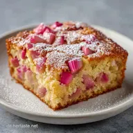 Rhabarberkuchen: Saftig Und Knusprig