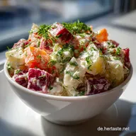 Russischer Salat Rezept: Cremig & Hausgemacht