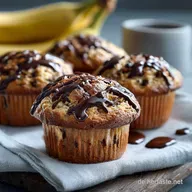 Saftigste Bananen Schoko Muffins Einfach und perfekt f&uuml;r Kinder
