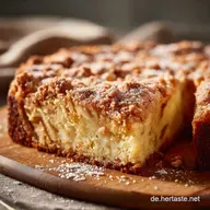 Apfelkuchen: Omas saftiger R&uuml;hrkuchen mit Zimtstreuseln