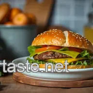 Saftiger Hamburger mit hausgemachtem Brioche-Br&ouml;tchen &ndash; Ein Familienliebling