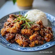 Sesam H&uuml;hnchen mit Honig in 20 Minuten