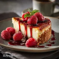 Der perfekte OnePersonCheesecake mit Himbeeren Cremig schnell ohne Risse