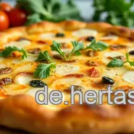 Vegetarischer Flammkuchen Rezept: Sommerlich leicht & knusprig!