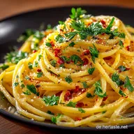 Spaghetti Aglio e Olio So gelingt die perfekte Emulsion in 25 Min