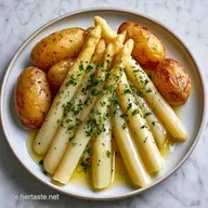 Spargel mit Salzkartoffeln in 45 Minuten
