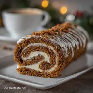 Spekulatius Rouladen: Festliche Weihnachtsbiskuitrolle