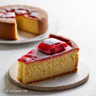 Tat&uuml;tata Feuerwehrauto als Kuchen zum Kindergeburtstag