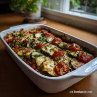 Tomaten Zucchini Auflauf in 45 Minuten | Cremig & Leicht