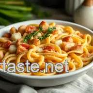 W&auml;rmender Lachs-Nudel-Auflauf mit K&auml;sekruste: Ein Familienfavorit