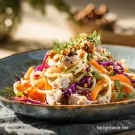 Knackiger Nudelsalat aus Zoodeln Das Low Carb Rezept f&uuml;r den Grillabend