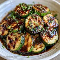 Zucchini-Antipasti mit Balsamico
