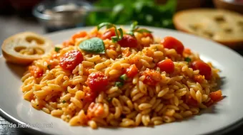 Leckerer Tomatenreis à la Mammi: Ein Rezept für alle Gelegenheiten recipe card