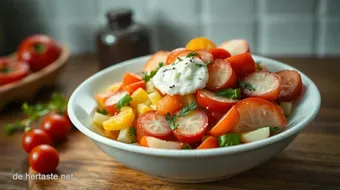 Frischer Gurken-Radieschen-Salat: Dein perfekter Begleiter für den Sommer recipe card