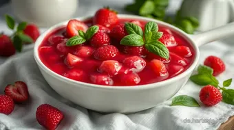 Hausgemachter Rhabarberlikör - Ein erfrischender Genuss aus dem Garten recipe card