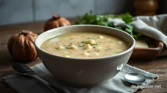 Helle Gemüsefreude: Einfache Blumenkohl-Brokkoli-Suppe mit Zitrusnote recipe card
