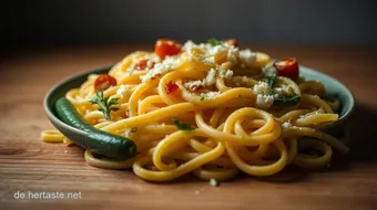 Käsespätzle – Der herzhafte Genuss aus der Schwäbischen Küche recipe card