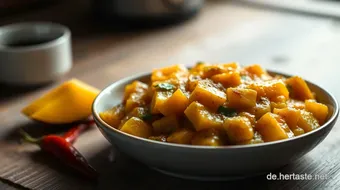 Einfaches Mango Chutney – Exotische Frische für deine Küche recipe card
