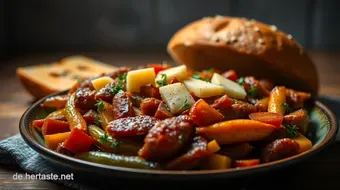 Perfekte Burger-Zwiebeln: Karamellisieren für den ultimativen Geschmack recipe card