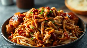 Saftiges Pulled Chicken: Mein Geheimrezept für perfektes BBQ recipe card