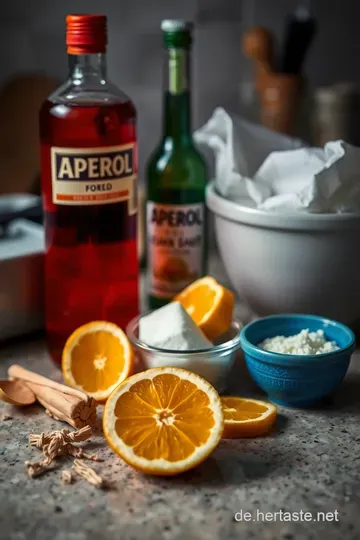 Aperol Sour – Ein spritziger Cocktail für sonnige Tage ingredients
