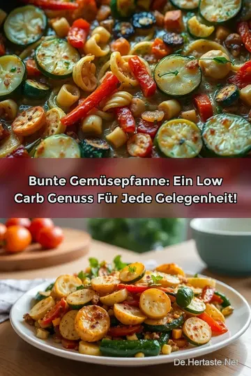 Bunte Gemüsepfanne: Ein Low Carb Genuss für jede Gelegenheit!