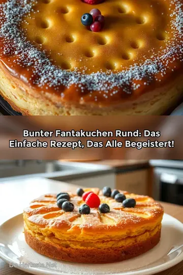 Bunter Fantakuchen Rund: Das einfache Rezept das alle begeistert!