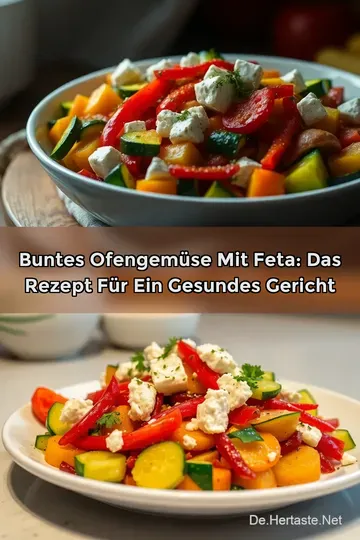 Buntes Ofengemüse mit Feta: Das Rezept für ein gesundes Gericht