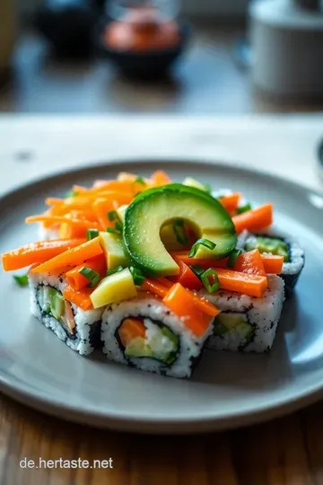 Buntes Veggie-Sushi: Frisch und Lecker Selbstgemacht presentation
