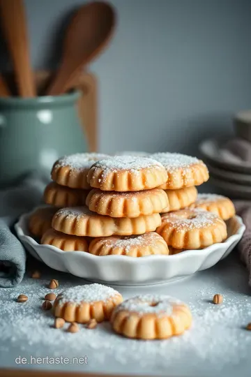 Butterplätzchen - Die klassischen zarten deutschen Kekse presentation