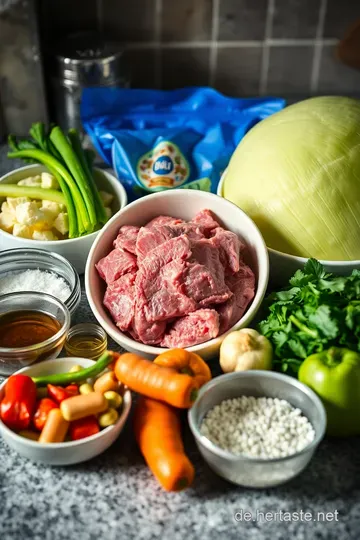 Chinakohl-Pfanne mit Hackfleisch: Herzhaftes Wintergericht ingredients