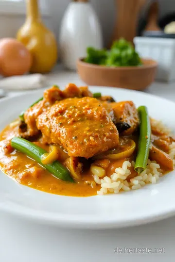 Cremiges Hähnchen Curry mit Kokosmilch – Ein exotischer Genuss steps
