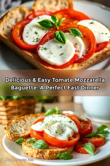 Delicious & Easy Tomate Mozzarella Baguette: A Perfect Fast Dinner