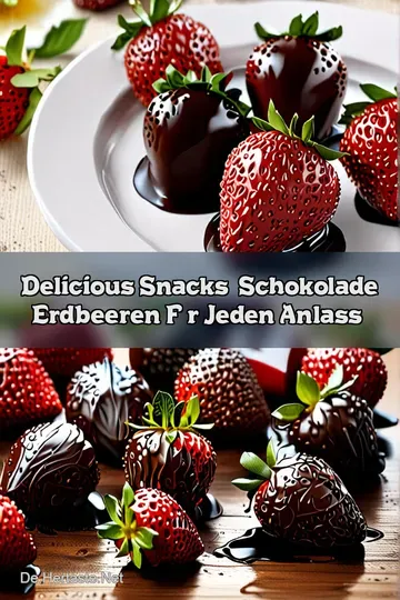 Delicious Snacks: Schokolade Erdbeeren für jeden Anlass!