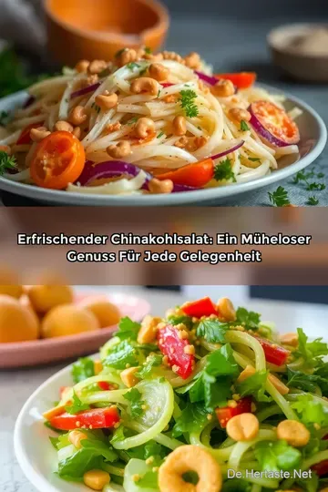 Erfrischender Chinakohlsalat: Ein müheloser Genuss für jede Gelegenheit