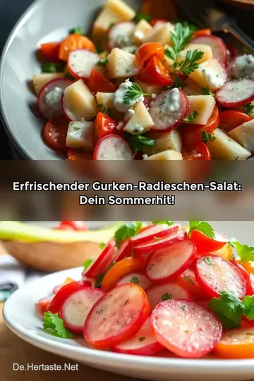 Erfrischender Gurken-Radieschen-Salat: Dein Sommerhit!